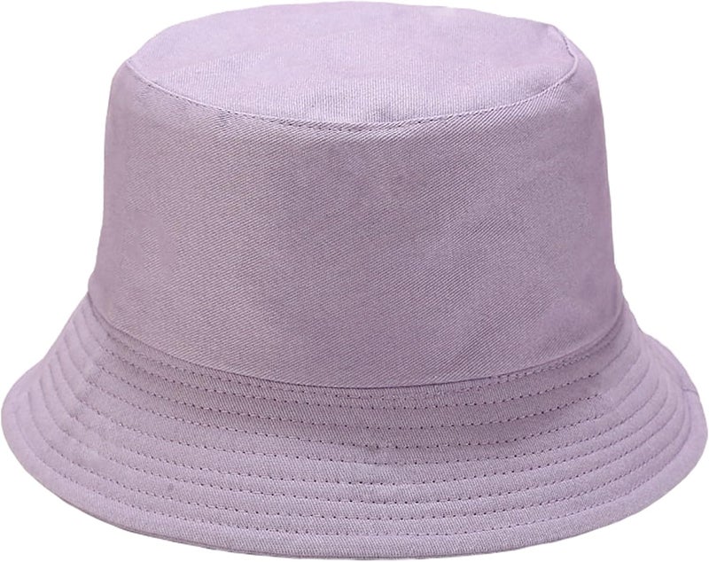 EYBF Flower Reversible Bucket Hat Cotton Summer Travel Beach Sun Hats Emboridery for Women Men - Image 2